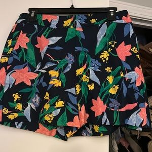 Jcrew tropical print shorts